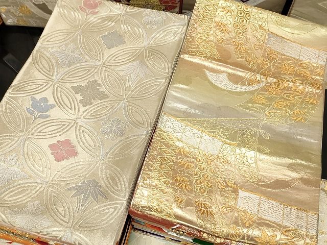 平和屋本店□袋帯 西陣 まとめて100点 鳳凰 向かい鶴 向かい蝶 花柄