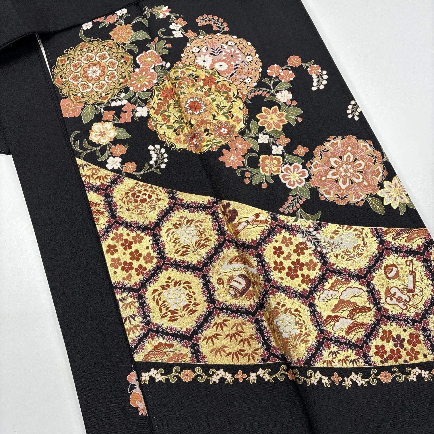1475★正絹 黒留袖 着物 6枚セット おまとめ リメイク素材 1521☆正絹 黒留袖 着物 5枚セット おまとめ リメイク素材 - メルカリ