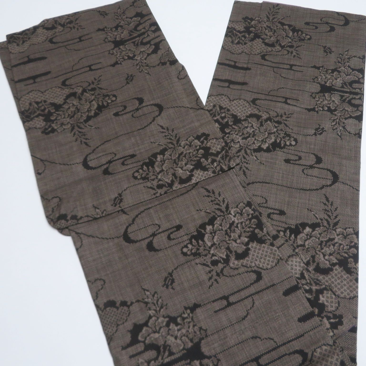  T 29 着物 正絹 大島紬 茶泥 ５点 イチゴの大島 その他 着物 浴衣