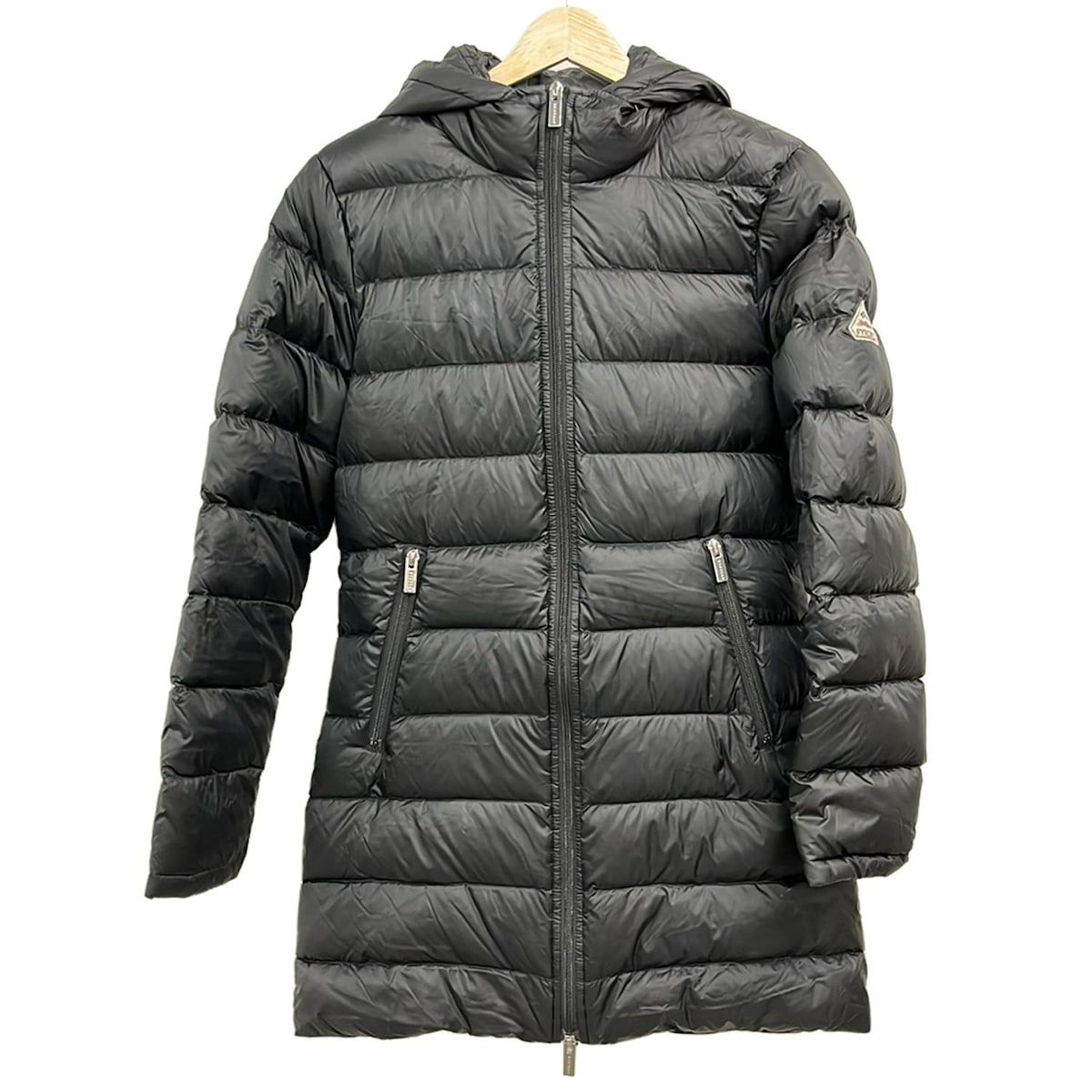 PYRENEX ピレネックス ダウンコート サイズ36 S レディース - 黒 長袖 ジップアップ 冬