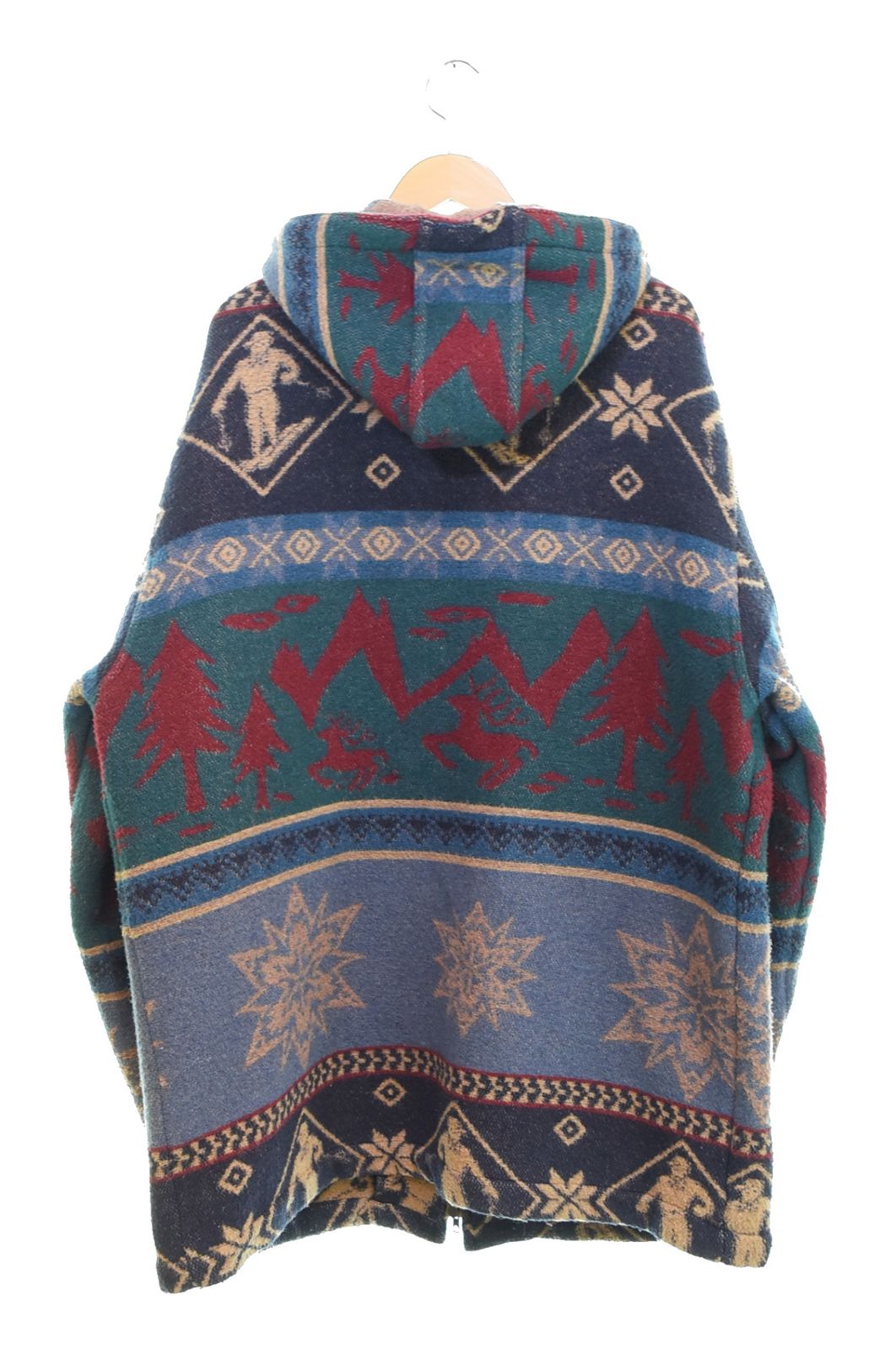 エルエルビーン L.L.Bean 80s ノルディック柄 パーカー Made in Portugal 80 s スキー柄 ポルトガル製 ジャケット マルチ 103MT-3351