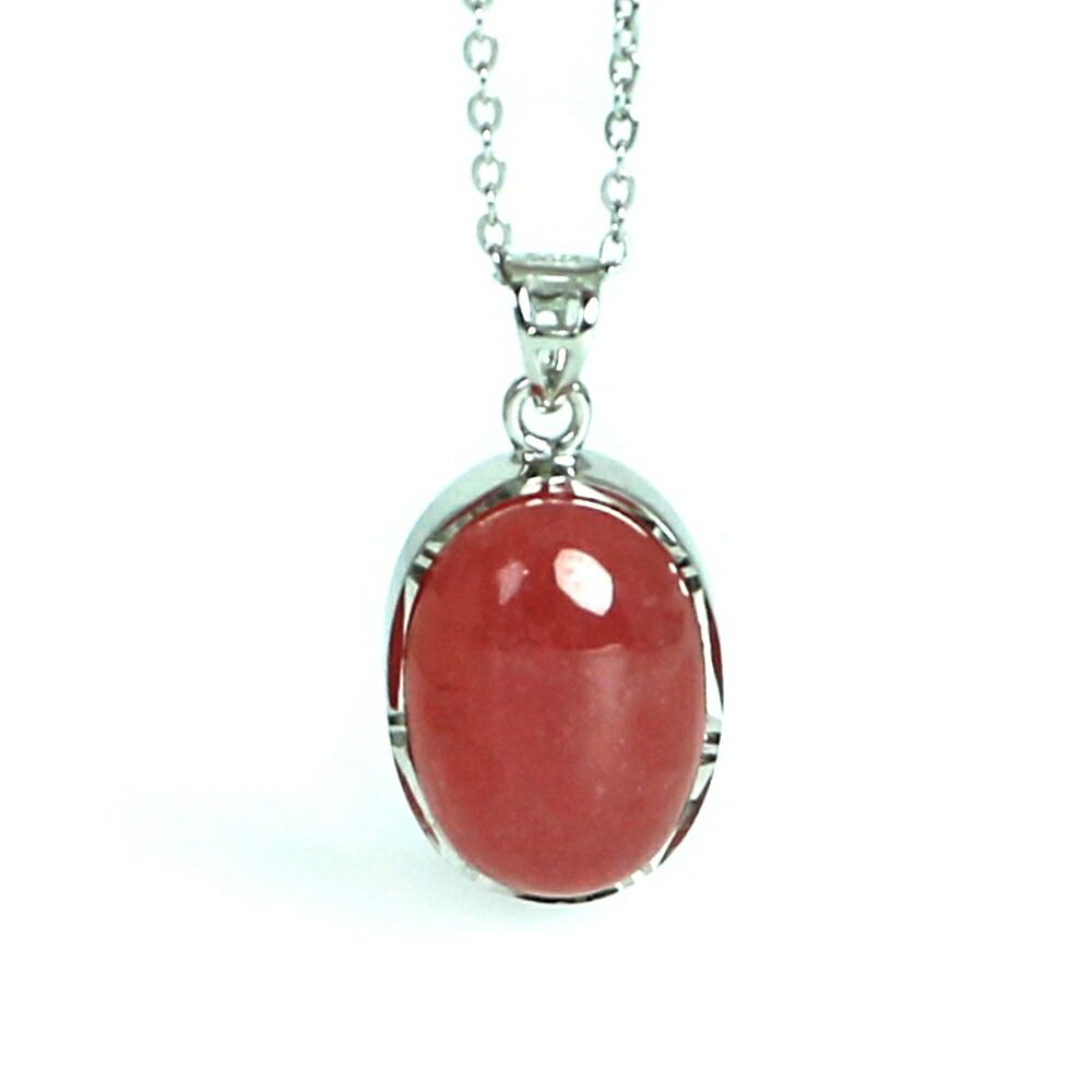 ロードクロサイト インカローズ ハイクオリティー シルバー プチペンダント パワーストーン 天然石 ハンドメイド