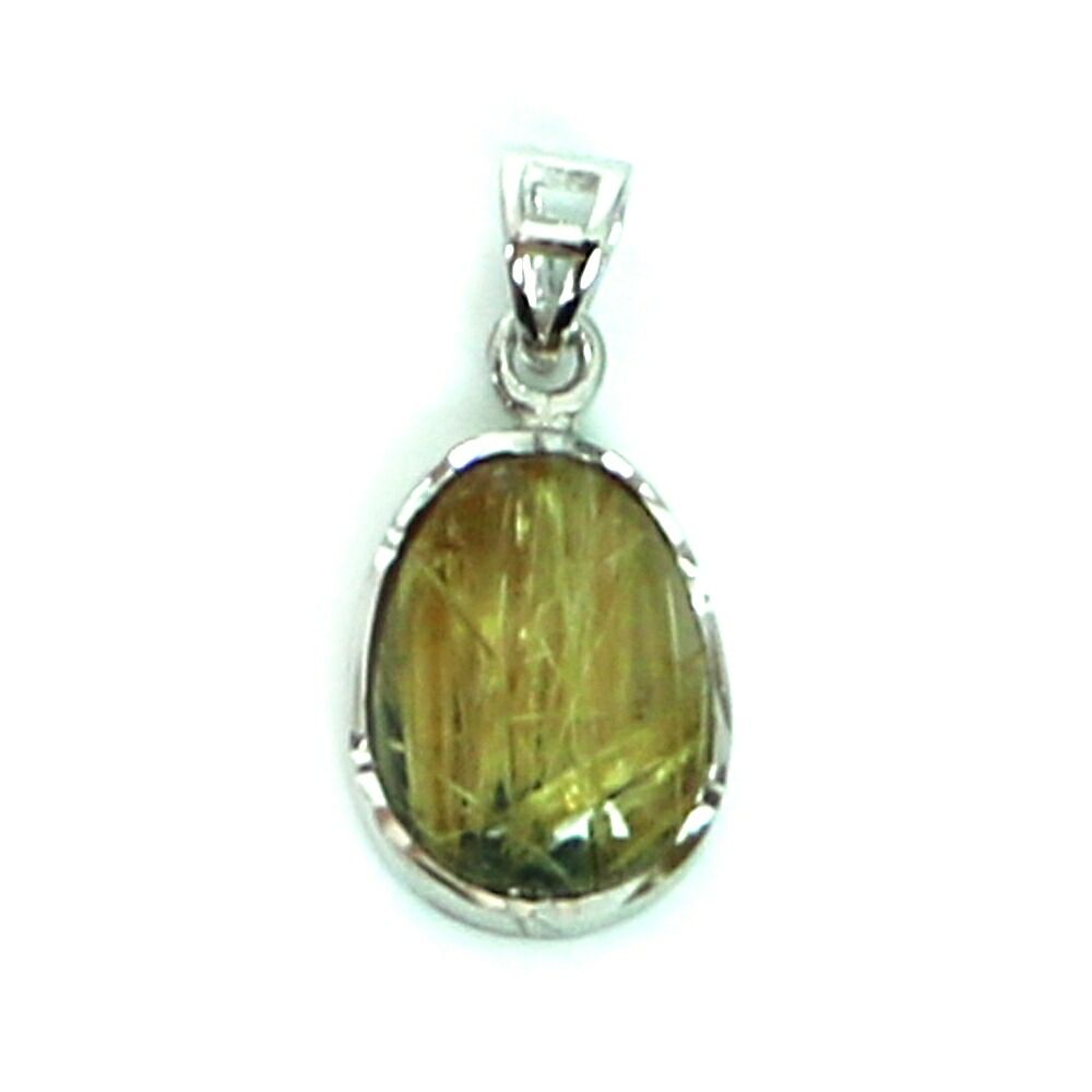 ルチルクォーツ ハイクオリティー シルバー プチペンダント パワーストーン 天然石 ハンドメイド