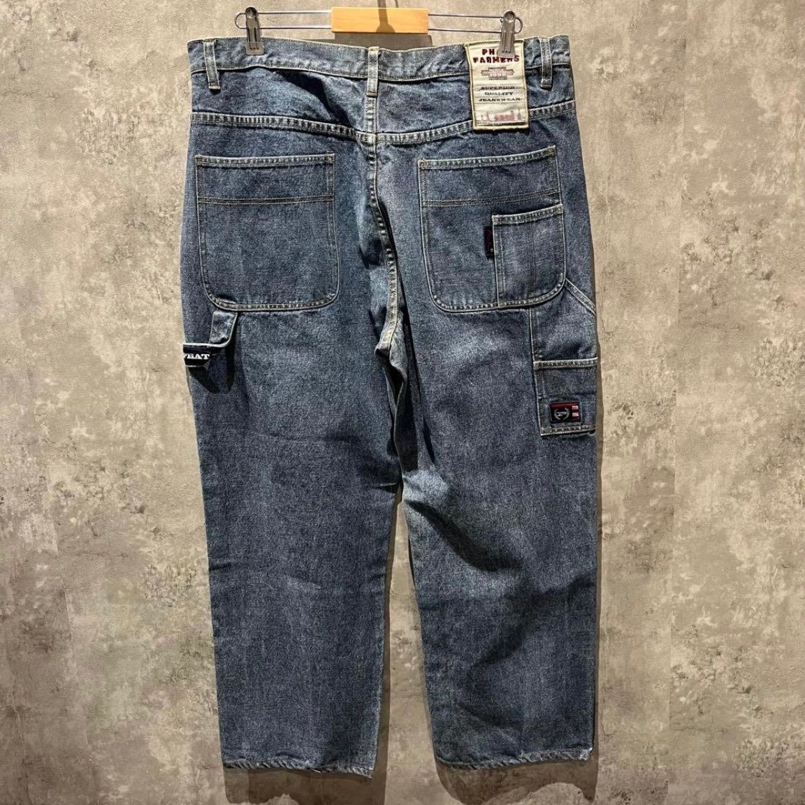 PHATFARM バギーデニム bboy b系 2000年　y2k　 sk8 PHATFARM バギーデニム bboy b系 2000年 y2k sk8