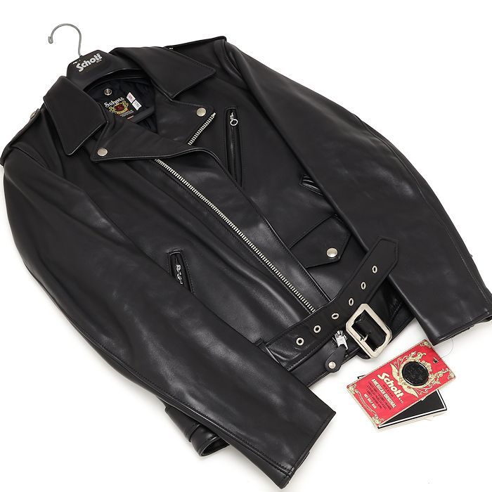 未使用 ショット 613UST ワンスタートール ライダース レザー