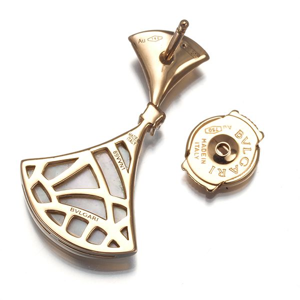 ブルガリ ピアス シェル ダイヤ ダイヤモンド ディーヴァドリーム