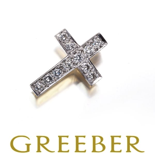 ポメラート ペンダントトップ ダイヤ ダイヤモンド クロス コンビ