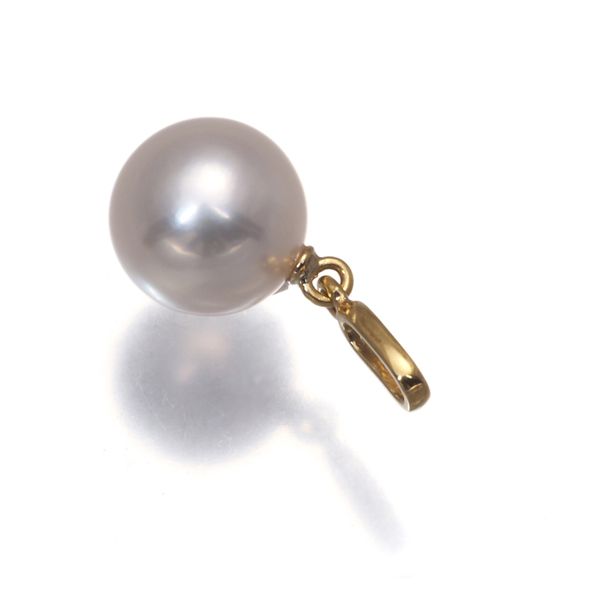 ミキモト ペンダントトップ パール 真珠 8.1 mm K 18 YG 180176