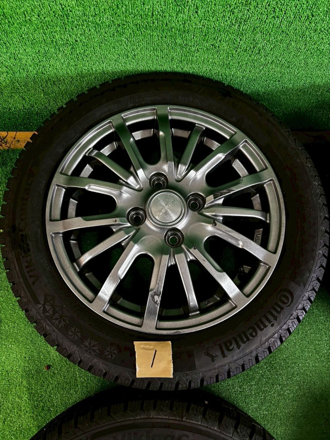 スバル サンバーディアス TW 2スーパーチャージャー スタッドレスタイヤ 社外アルミホイール155 65 14 み