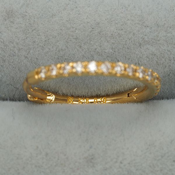 Hirotakaピアス片耳K10ダイヤモンド美品 Hirotaka ダイヤモンドピアス(片耳用)