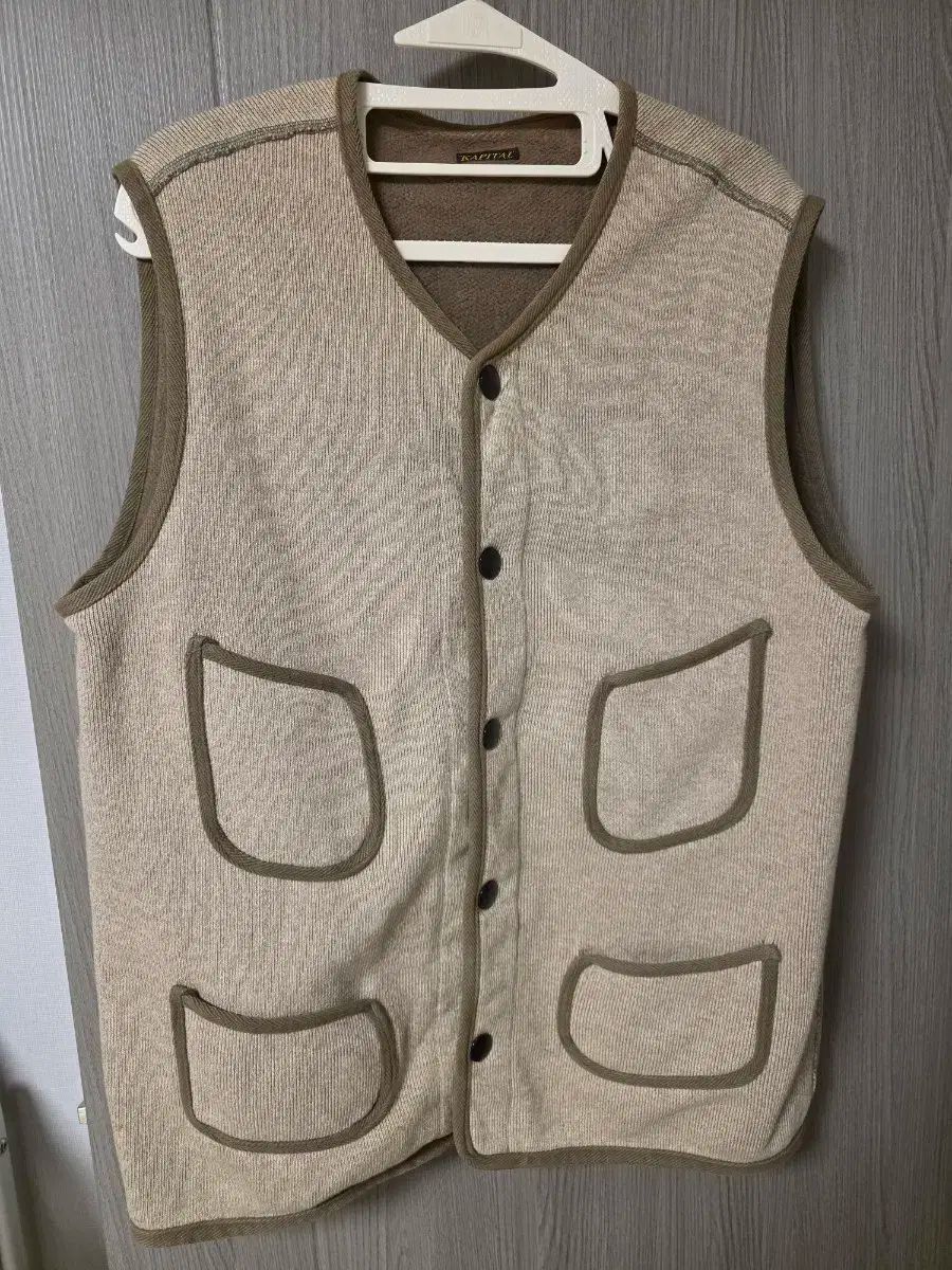KAPITAL キャピタル ベージュ ポケット ベスト