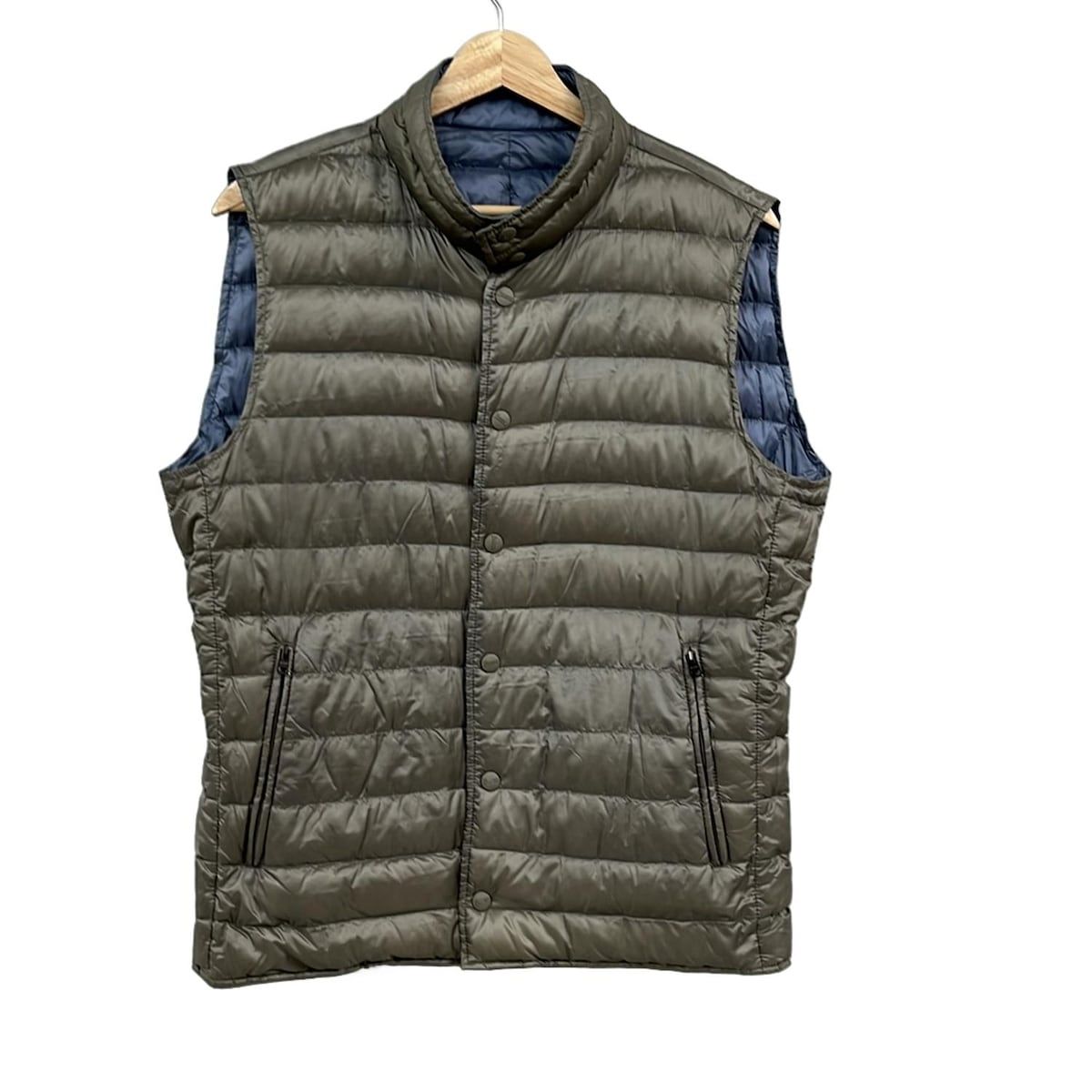 HERNO ヘルノ ダウンベスト サイズ50 XL レディース - グレー リバーシブル 冬