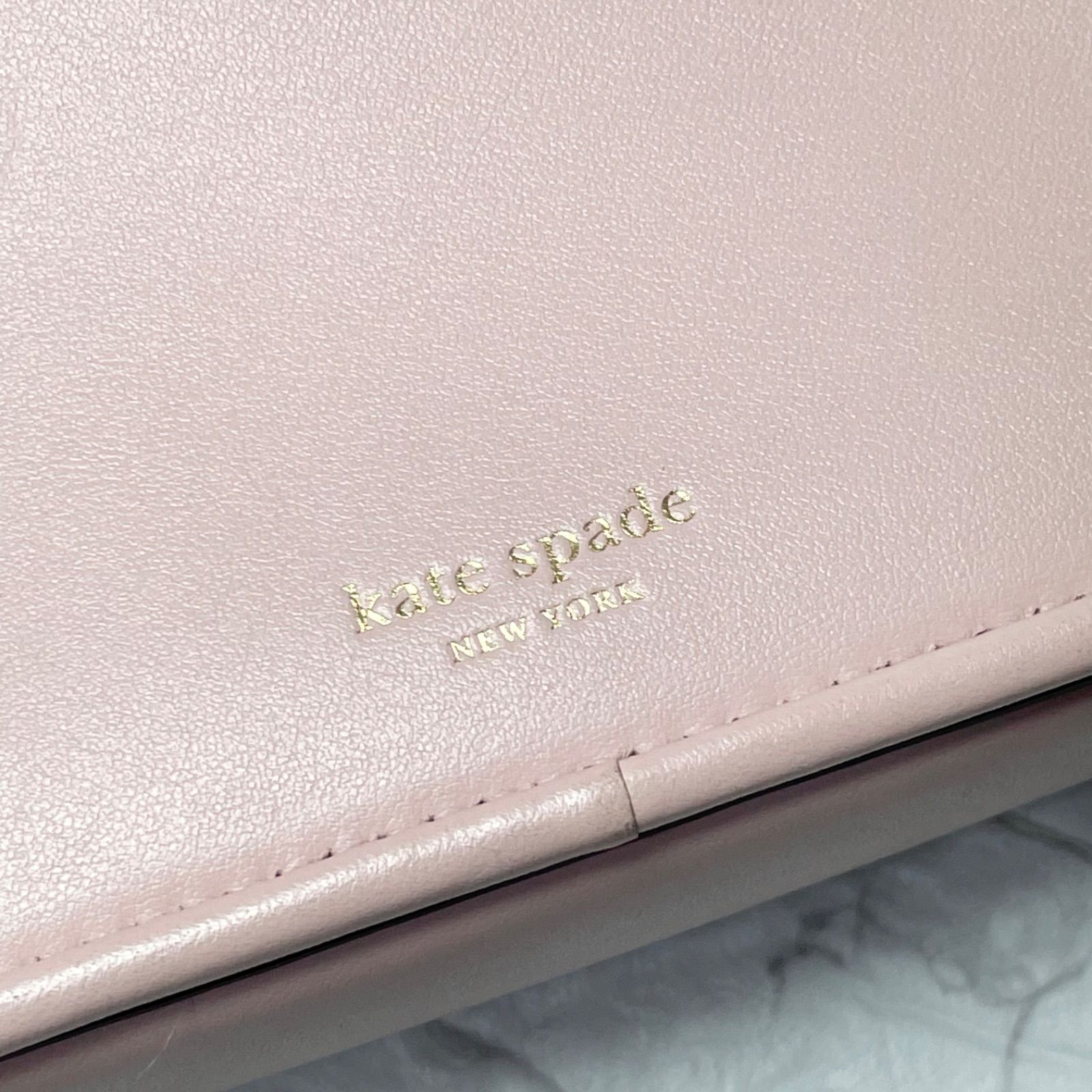 katespade ケイトスペード バッグ チェーン ファー ピンク ハート 