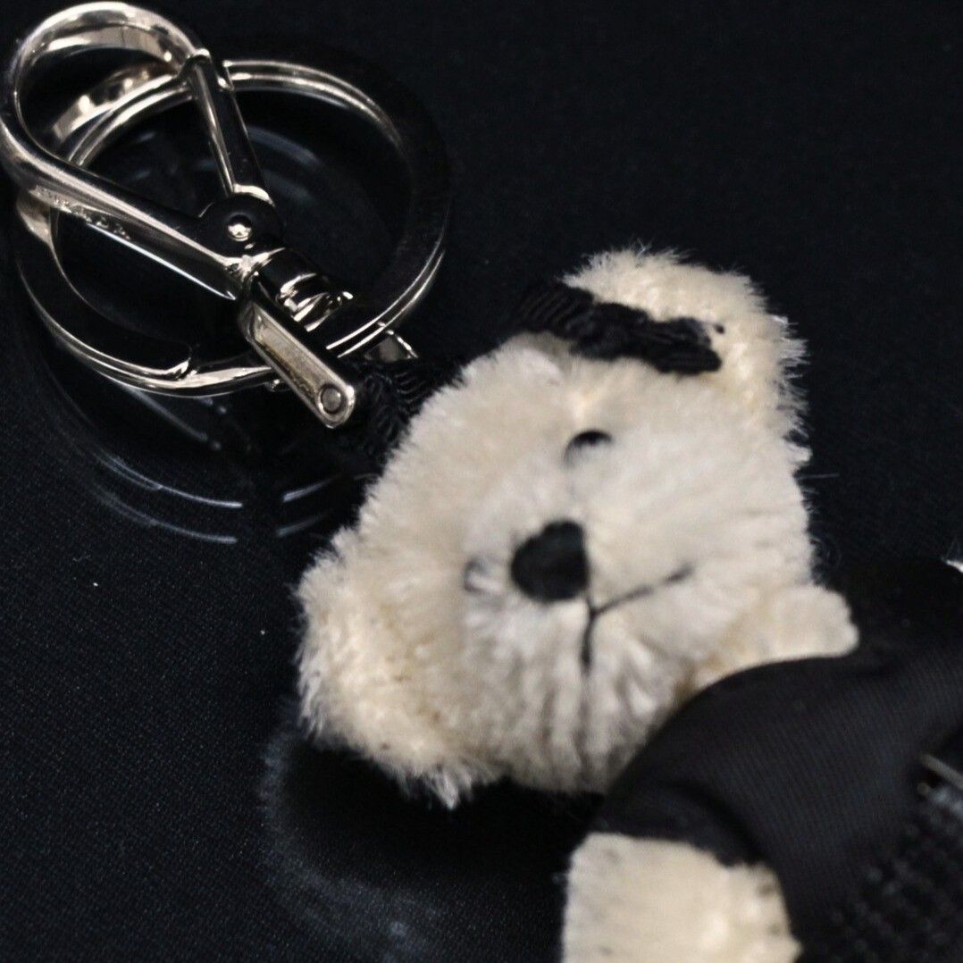 プラダ PRADA テディベア バッグチャーム キーリング キーホルダー