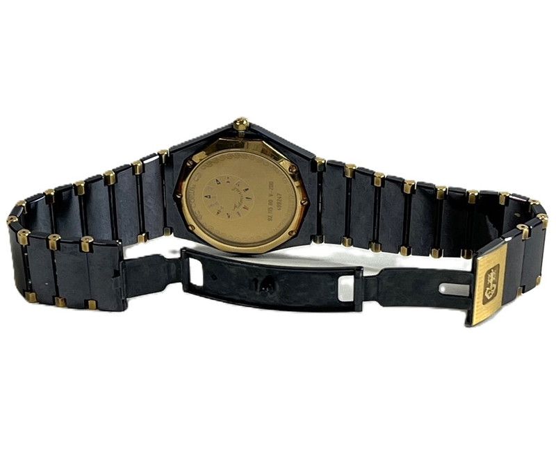  コルム CORUM アドミラルズカップ クアトロ 腕時計 クォーツ ガンブルー K 18 YGトリプルカレンダー 195 250225 SS 12 ich その他 時計