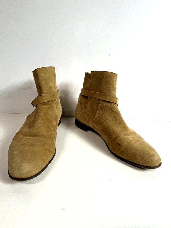 HERMES エルメス ヴェオ ケリー ショートブーツ スエード ベロア キャメル 37 1 2 167-250309-SS-02-ich