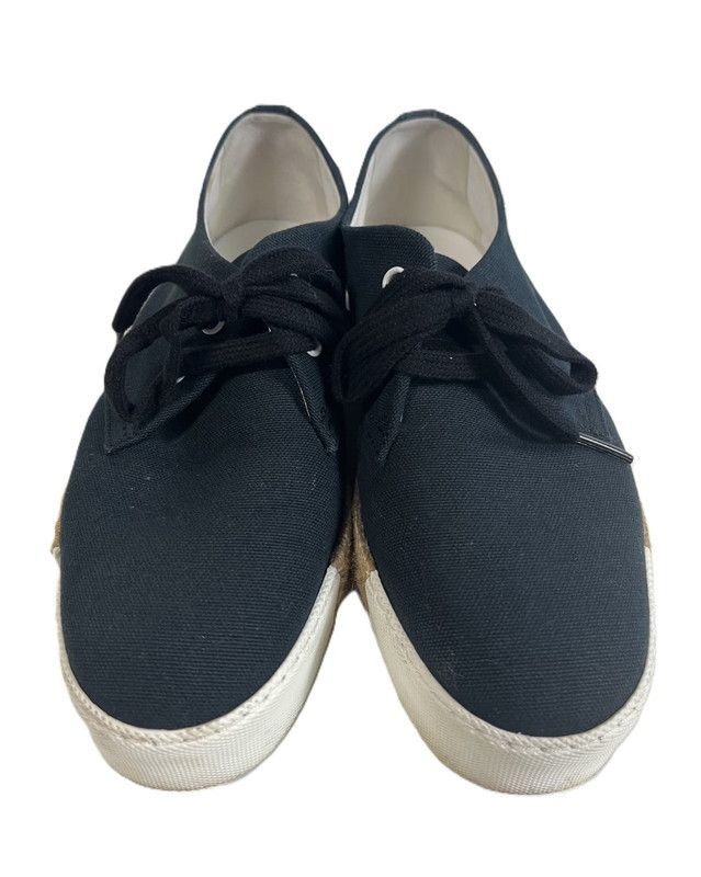 HERMES エルメス ロザ スニーカー ブラック キャンバス 166 250309 SS 03 ich