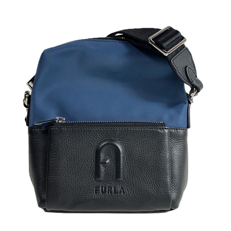 Furla フルラ アーバン クロスボディ スモール グレイン カーフ ナイロン ロゴ 180-250608-SS-07-ich