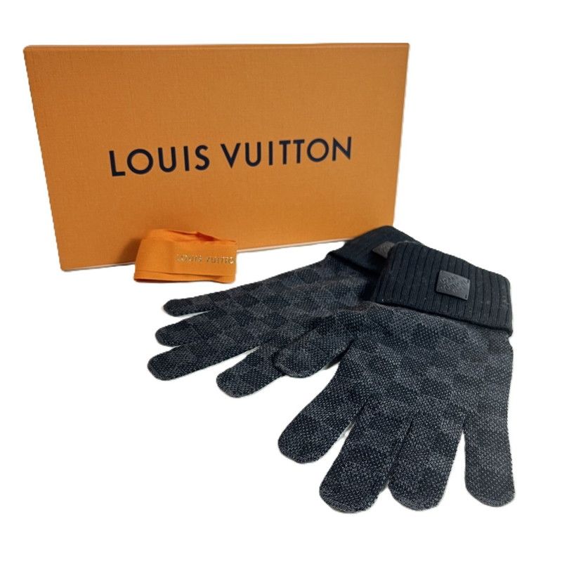 品 LOUIS VUITTON ルイヴィトン 手袋 ネオプティ ダミエ M77992 182-250608-SS-03-ich
