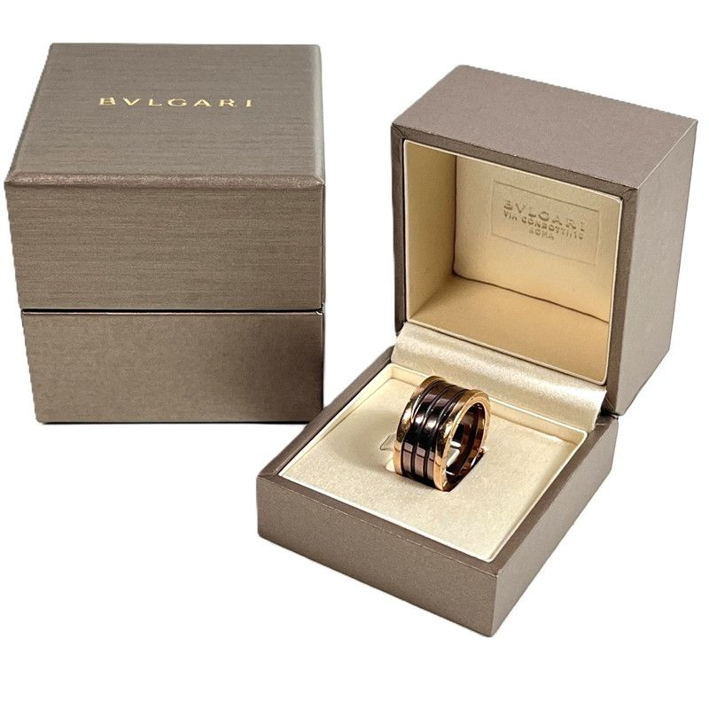 品 BVLGARI ブルガリ BVLGALI ブルガリ リング ビーゼロワン K18PG メタル サイズ59 19号 182-250706-SS-05-ich