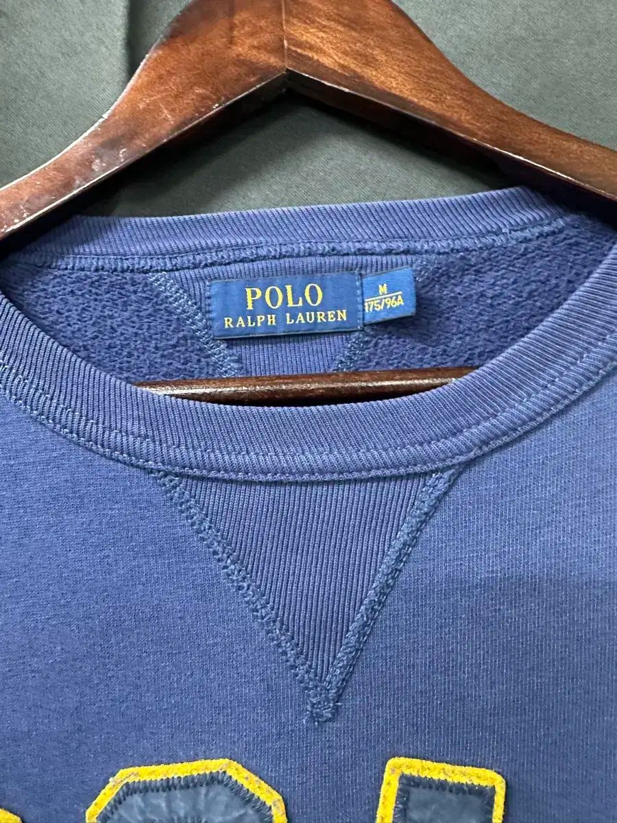 ポロラルフローレン ブルー レタリング スウェット