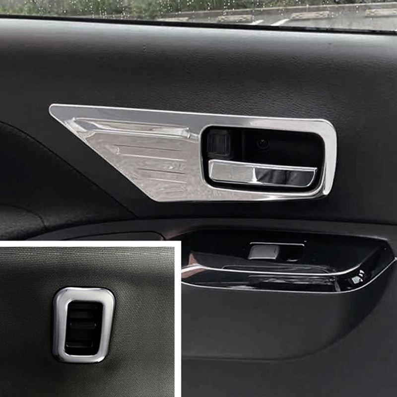 送料無料 日産ROOX 40系 20-22年対応 内装 カスタム パーツ ドアハンドルカバー 内側取っ手装飾 ステンレス製 高級感UP 保護ドレスアップ