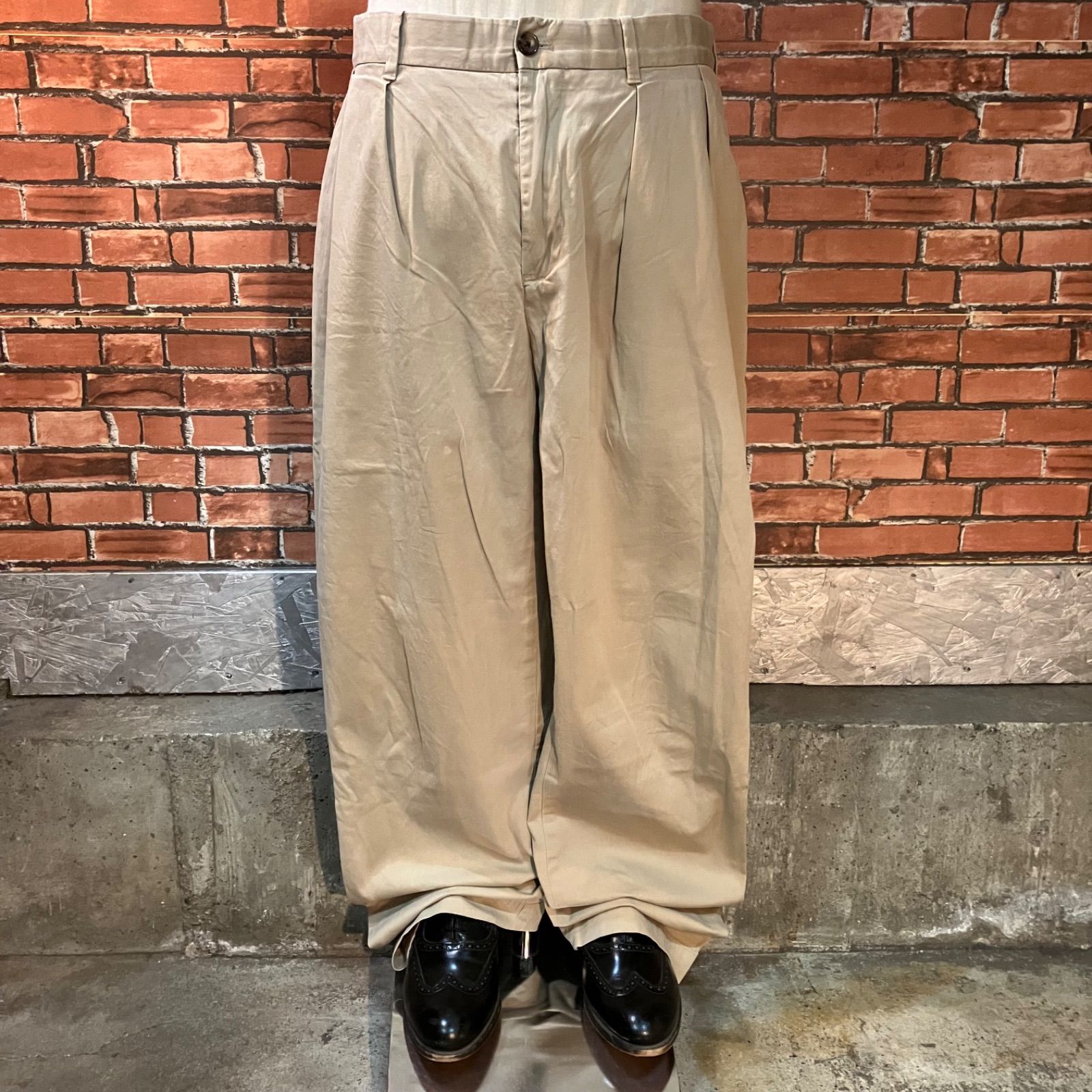 USA古着 90s ポロラルフローレン チノパン ワイド バギー シティボーイ