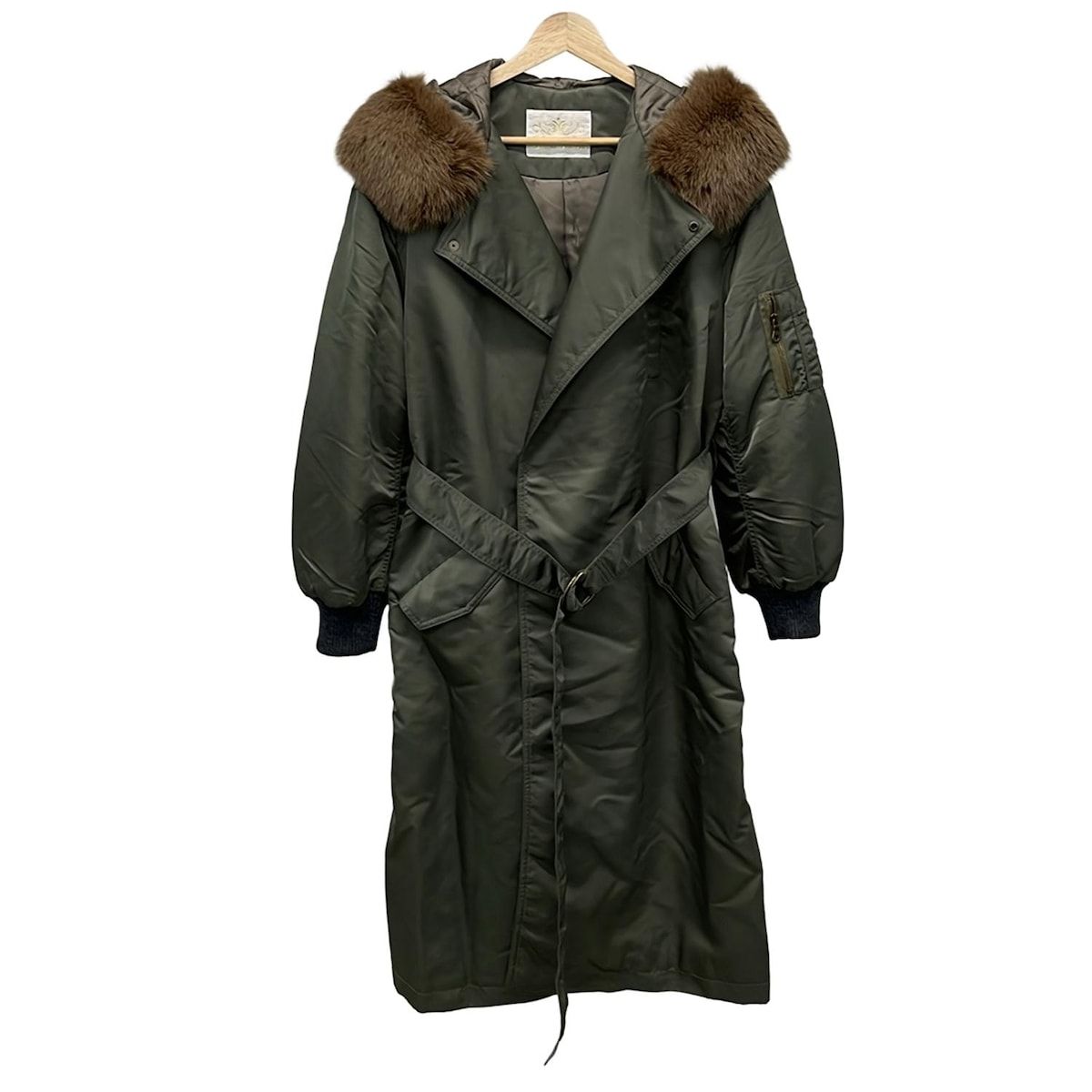 Grace Class グレースクラス コート サイズ38 M レディース - カーキ 長袖 ファー フォックス 取り外し可 秋 冬