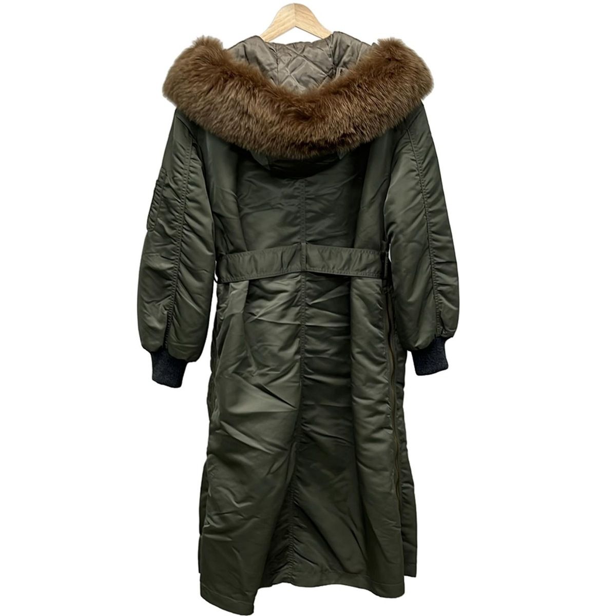 Grace Class グレースクラス コート サイズ38 M レディース - カーキ 長袖 ファー フォックス 取り外し可 秋 冬