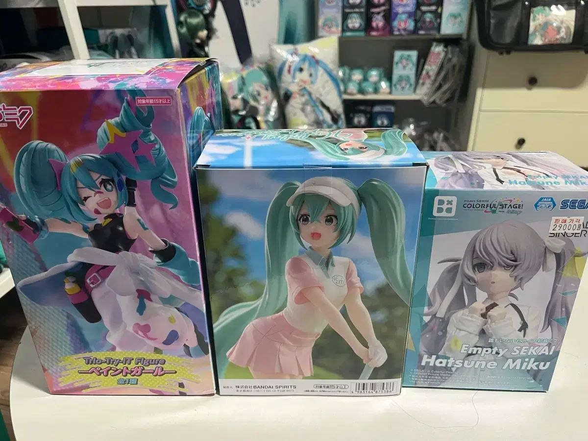 初音ミク フィギュア 3種セット SEGA BANDAI