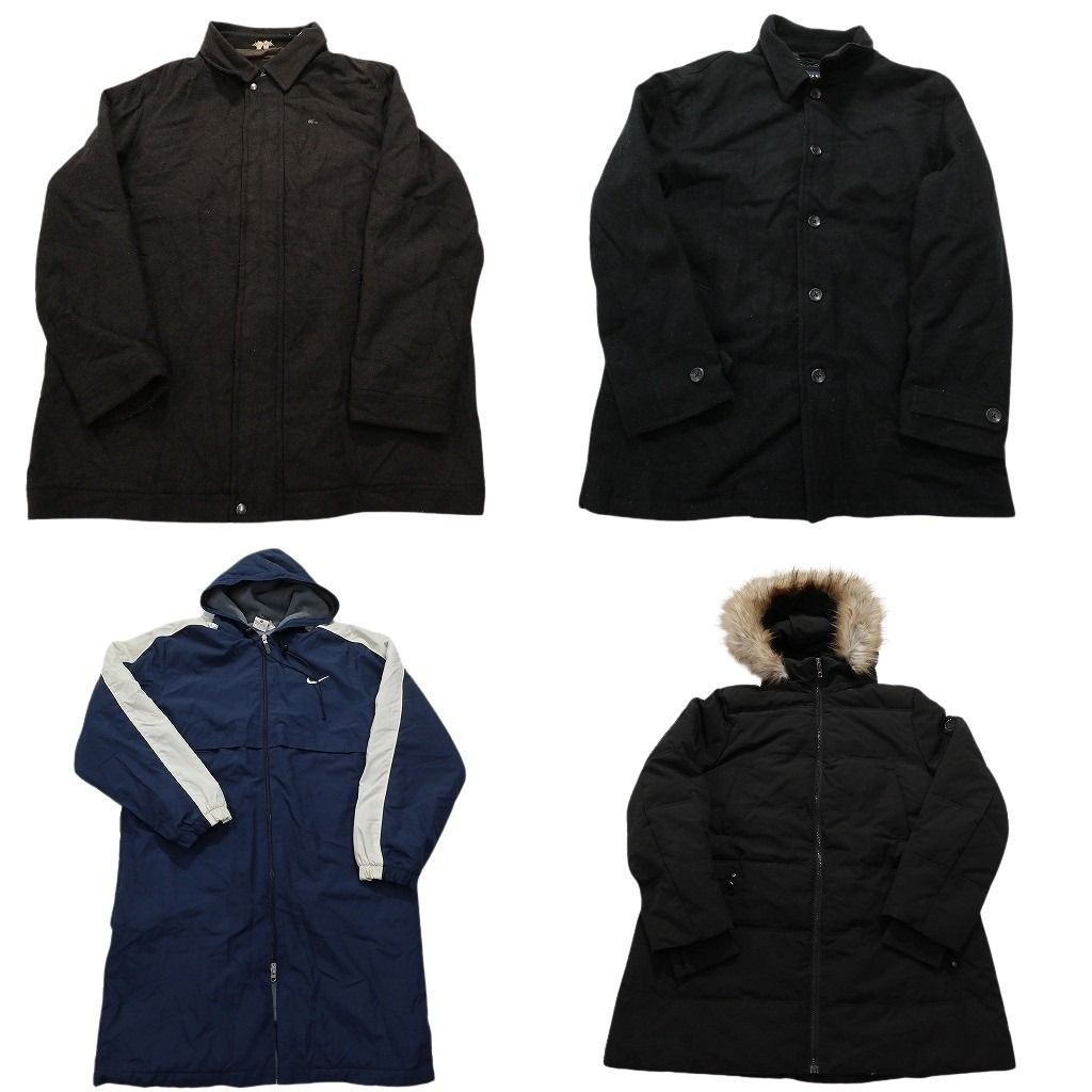 古着卸 ブランドMIX コート 4枚セット レディース ラコステ ナイキ ノーティカ GAP 古着 NC5842