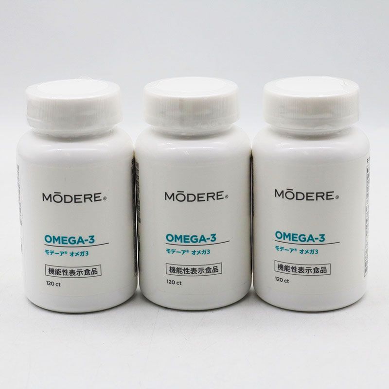 モデーア オメガ3 76g 634mg×120粒 3個セット 期限2026 08 31 2026 06 31 MR7-11-45-02