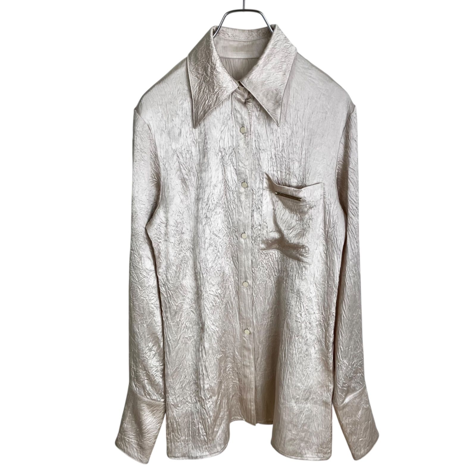 PRANK PROJECT Washed Pleats Shirt F アイボリー プランクプロジェクト ワッシャープリーツシャツ 長袖 31232315102