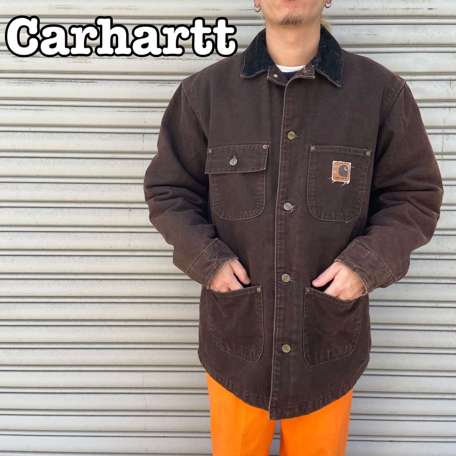 Carhartt カーハート　ダックチョアコート　カバーオール　ウール金ボタン Carhartt 並行輸入品 カーハート DUCK Chore COAT ダック チョア