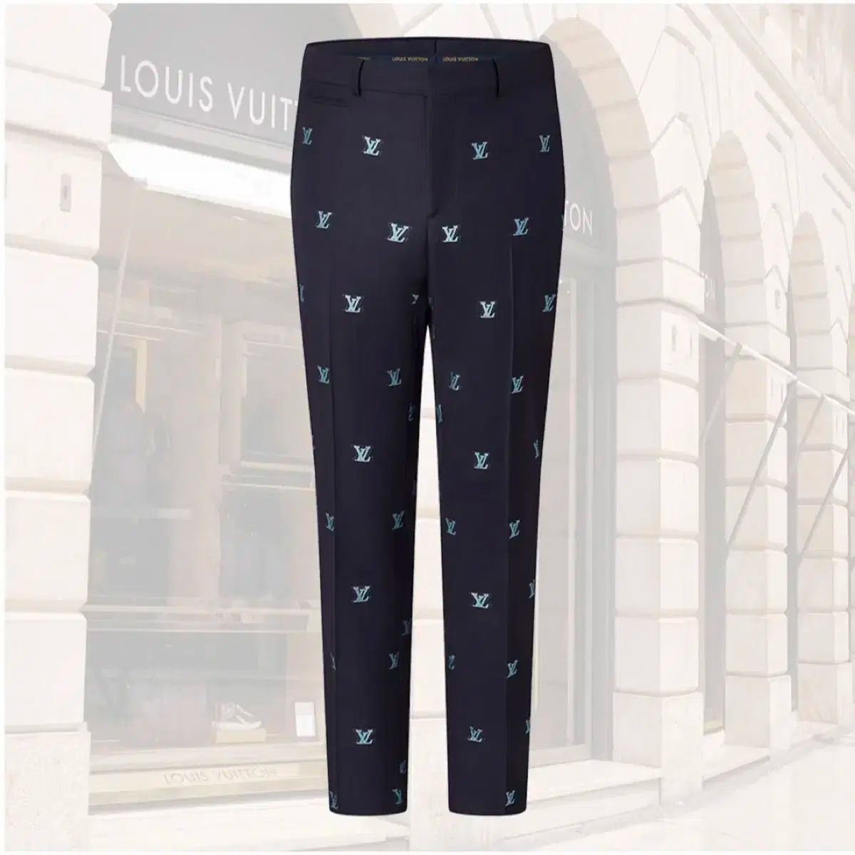 ルイヴィトン モノグラム スリム スラックス 42 32インチ