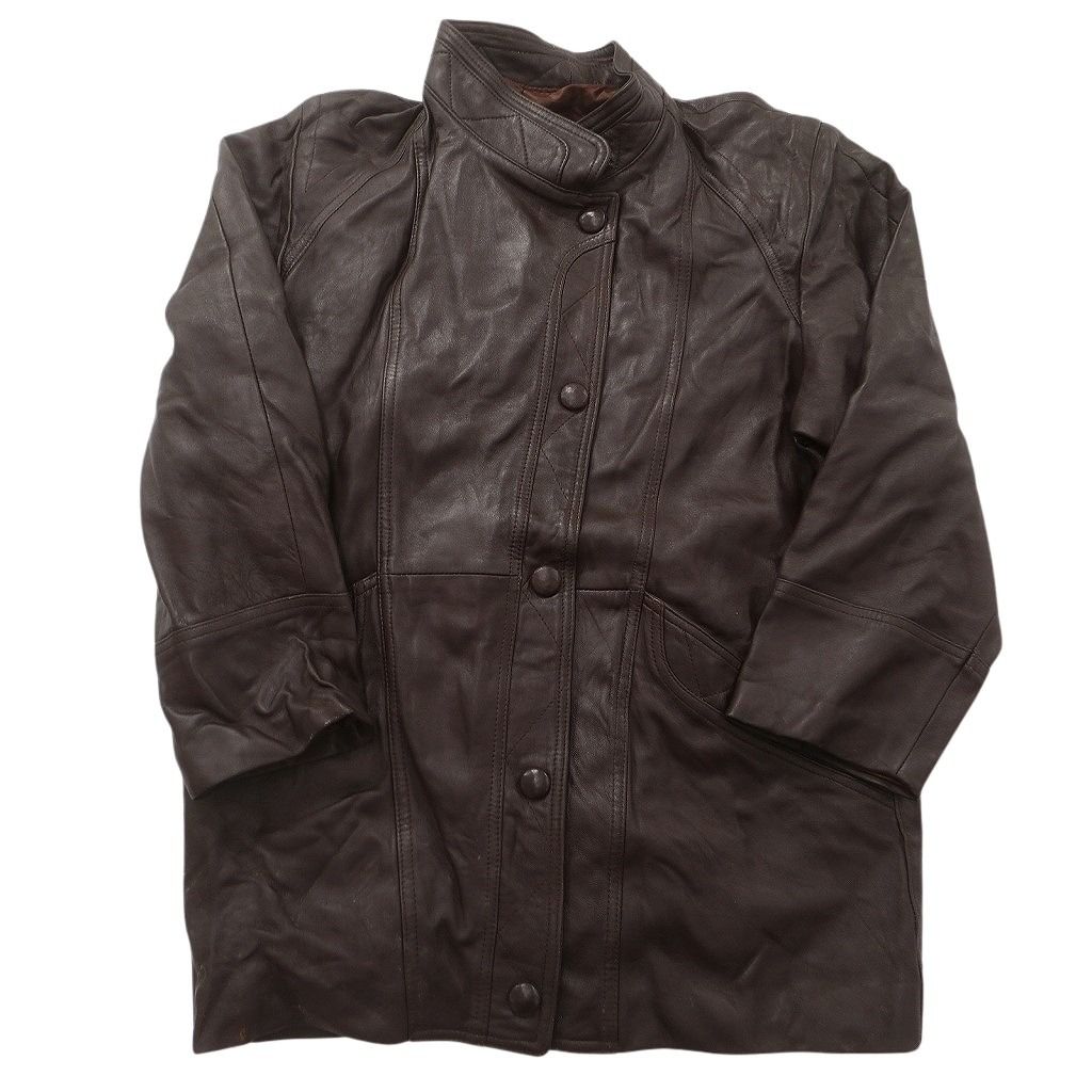 古着卸 レザー ジャケット MIX 2枚セット レディース ブラウン系 切り替え 古着 NC6017 WWW_SMP1DAWEKUDUS_SCH_ID