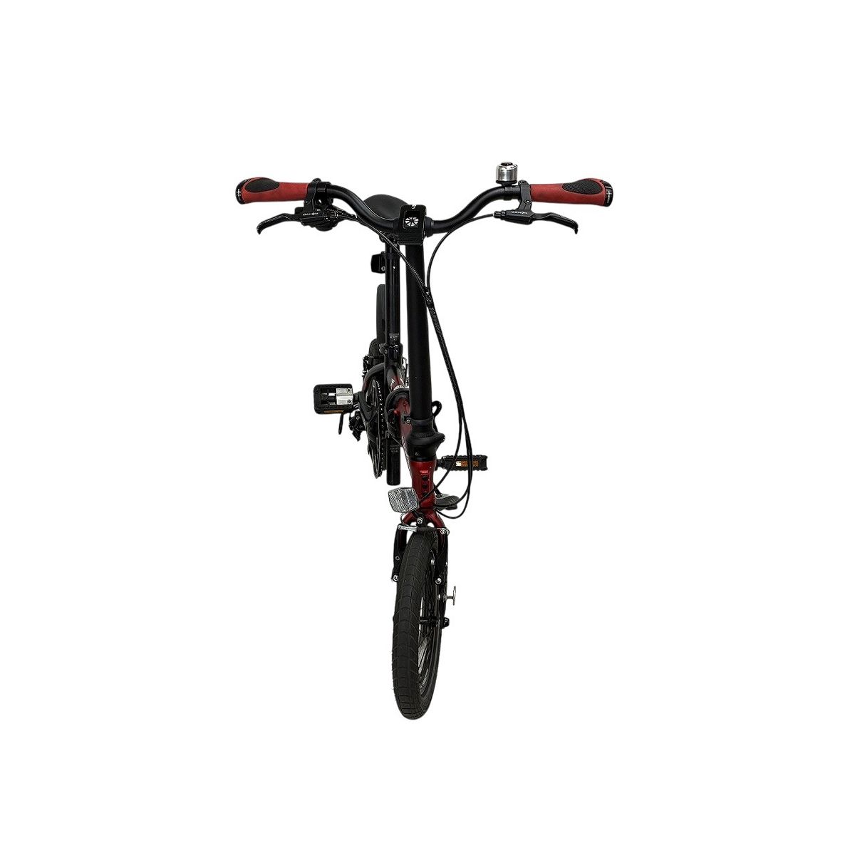 DAHON K3 折りたたみ自転車 14インチ 3段変速 レッド マットブラック