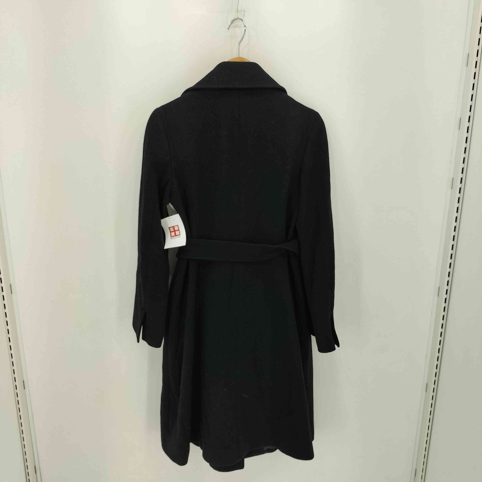 ダナキャランニューヨーク DKNY 90-00 s ウールメルトン シェイプデザイン コート レディース 4