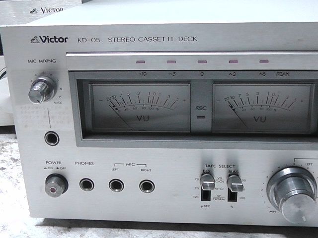 Victor ビクター オーディオセット カセットデッキ プリメインアンプ