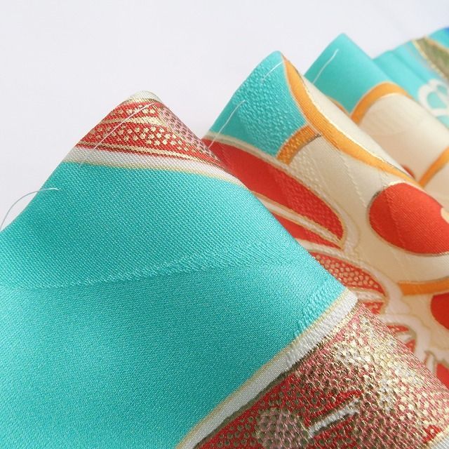 ❁tomihisa❁ 京友禅 金駒刺繍 着物 正絹 仕付け糸付 成人式 胴抜き仕立て 祝彩を結ぶ瑠璃の光 振袖 7118