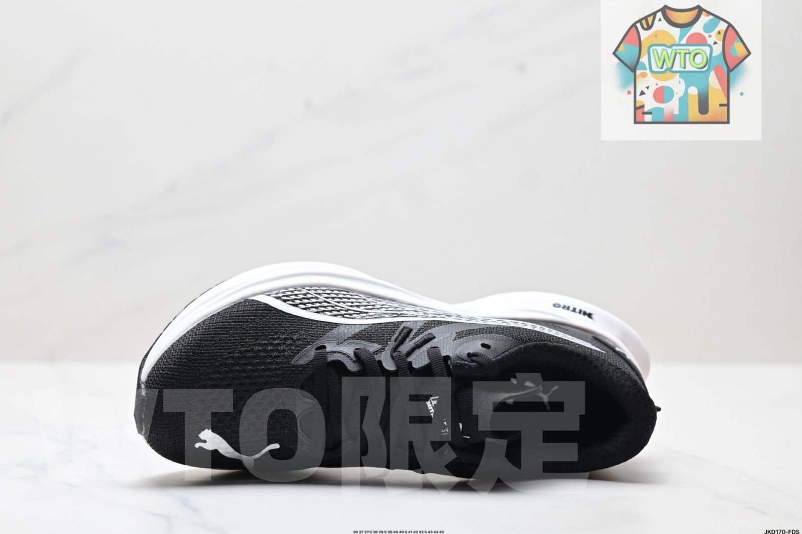 Puma プーマ Deviate NITRO 3 快適な滑り止め 耐磨耗性のあるロートップ レジャーランニングシューズ-WTO輸入1