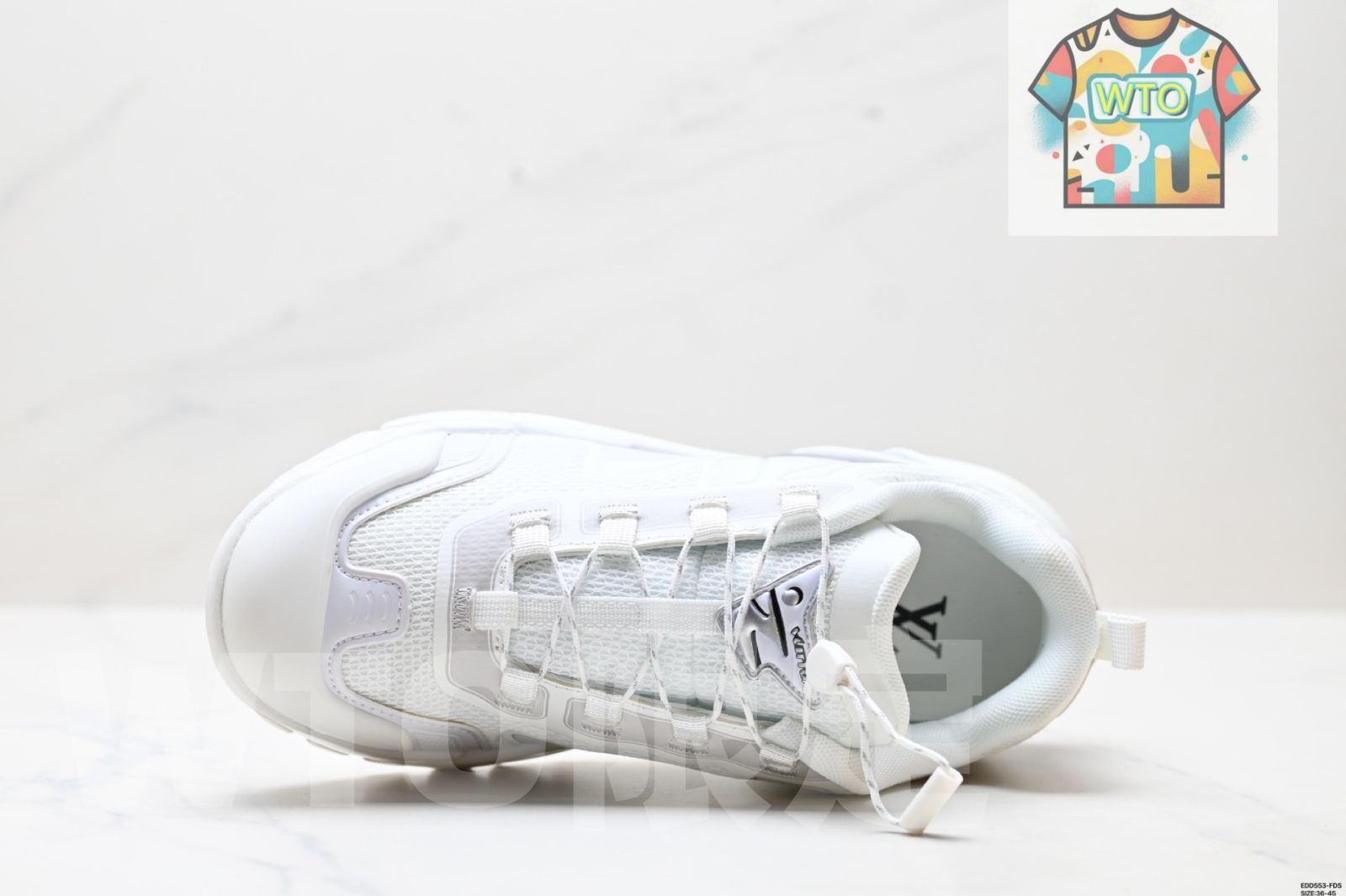 Louis Vuitton ルイ ヴィトン Runner Tatic シリーズ レース式厚底 ロートップ アウトドア登山シューズ-WTO輸入1