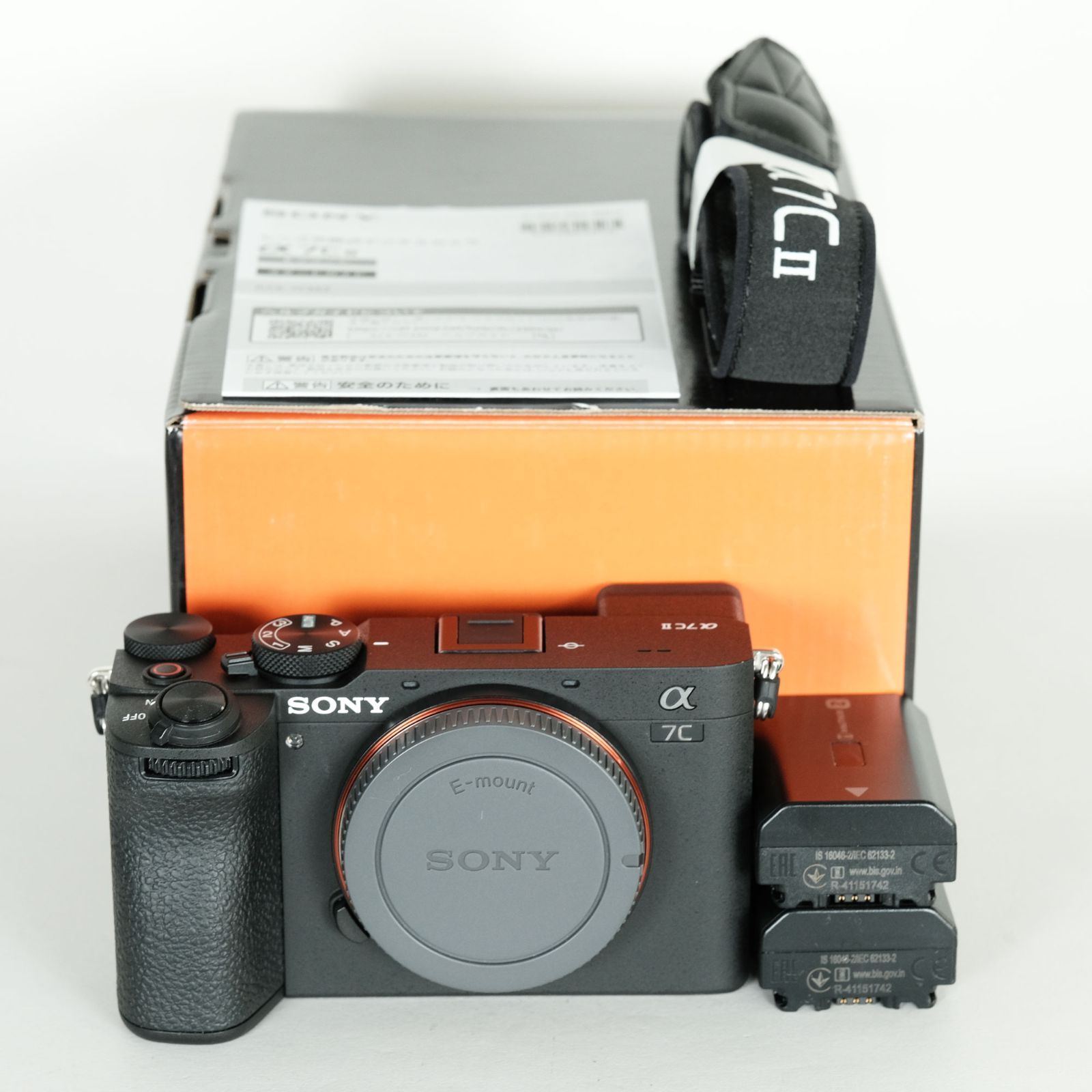 シャッター数1 234回|バッテリー2個付 SONY α7C II ILCE-7CM2 ボディ ブラック ミラーレス一眼カメラ