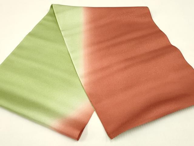 平和屋着物 和装小物 帯締め 帯揚げセット 泥染 暈し染め 金通し地 金糸 ay