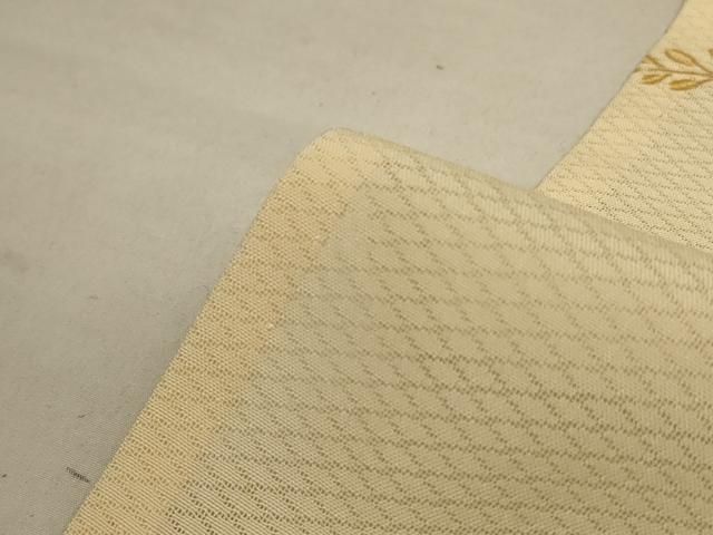 平和屋着物＊夏物 訪問着 変わり絽 枝花文 金彩 正絹 逸品 AABC6962jd 