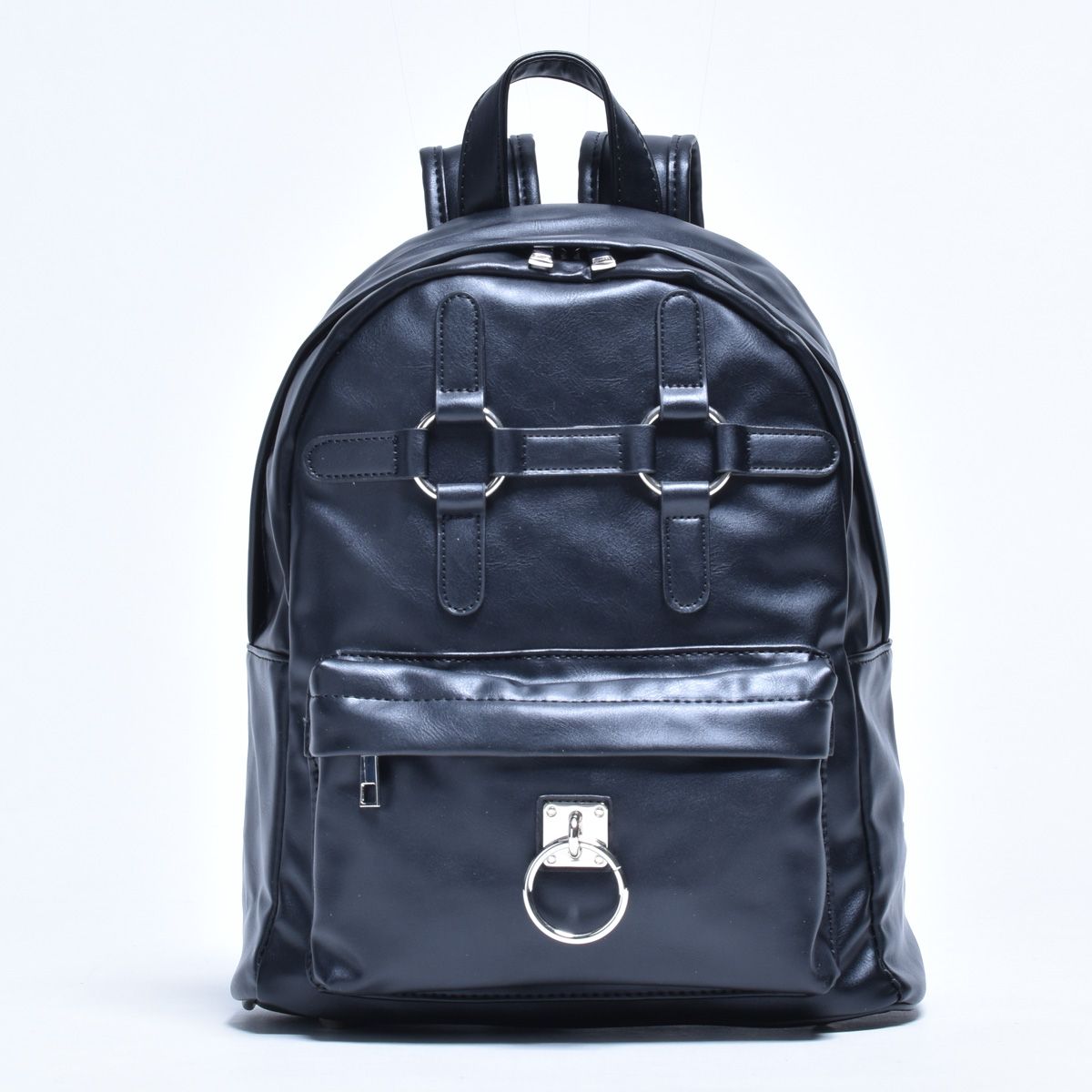 リュック レディース ユニセックス マッドマッド MAD MAD ミニリュック 軽量 シンプル モノトーン ゴスロリ ゴシック パンク ストリート 地雷系 ガーリー カッコいい おしゃれ 鞄 バッグ ブラック 黒 MDB-002-MR