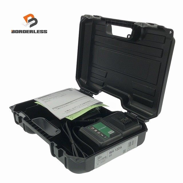 HiKOKI ハイコーキ 10.8V コードレスインパクトドライバー WH12DA BS バッテリ1個 2.0Ah 充電器 ケース付 充電式118019