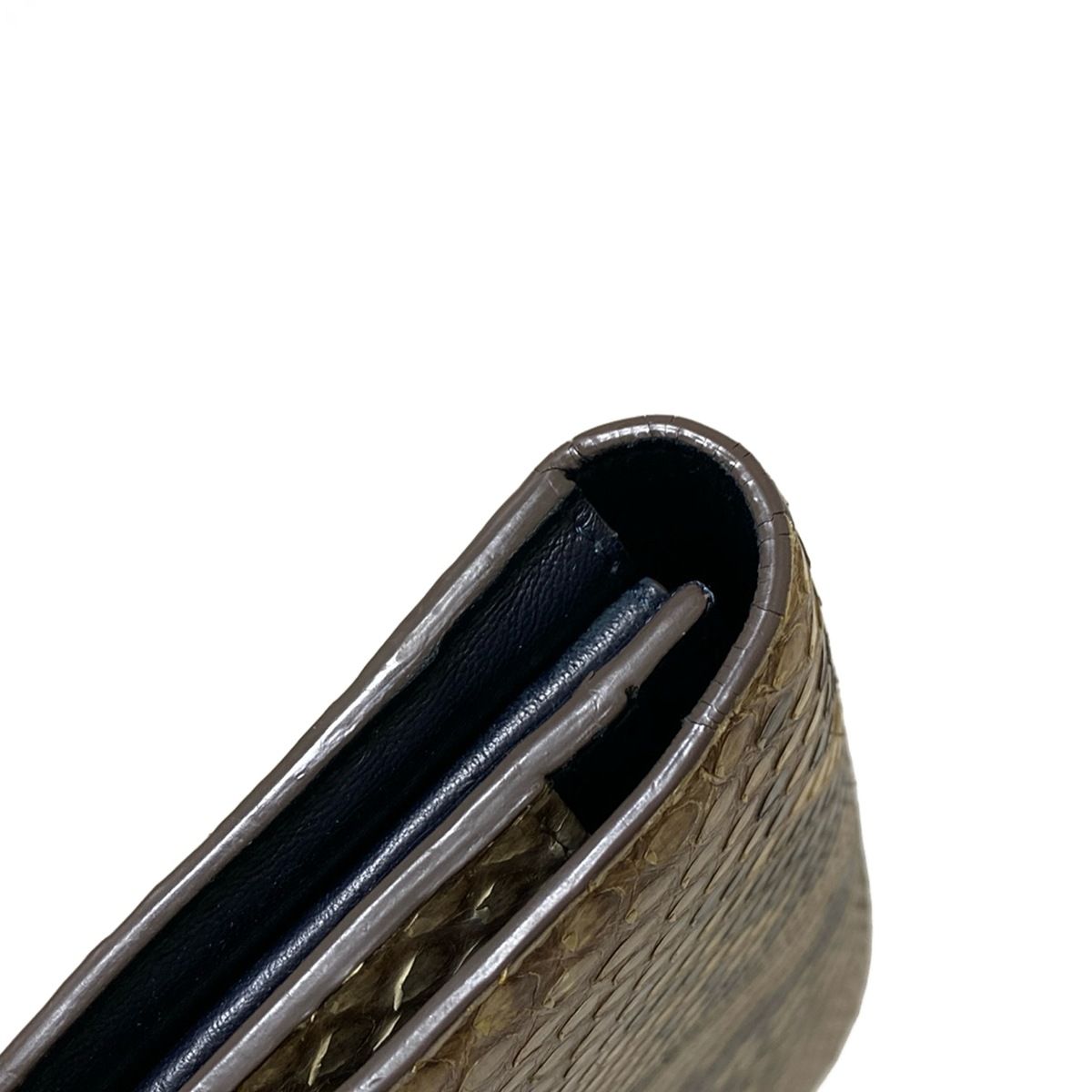  Anya Hindmarch アニヤハインドマーチ 長財布 ベージュ ダークブラウン アイボリー レザー その他 小物