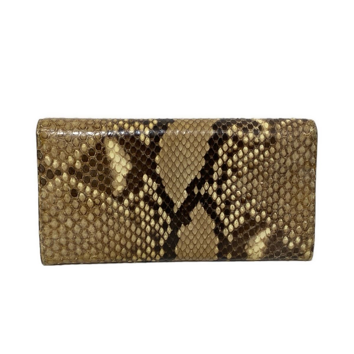 Anya Hindmarch アニヤハインドマーチ 長財布 - ベージュ×ダークブラウン×アイボリー レザー