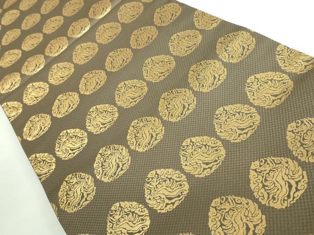 平和屋着物 上 龍村晋謹製 全通柄袋帯 名物興福寿金襴 金糸 kh 5